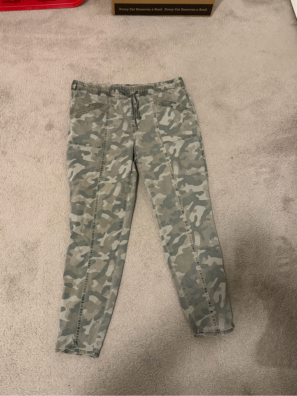 Maurices Green Camo Cargo Pants